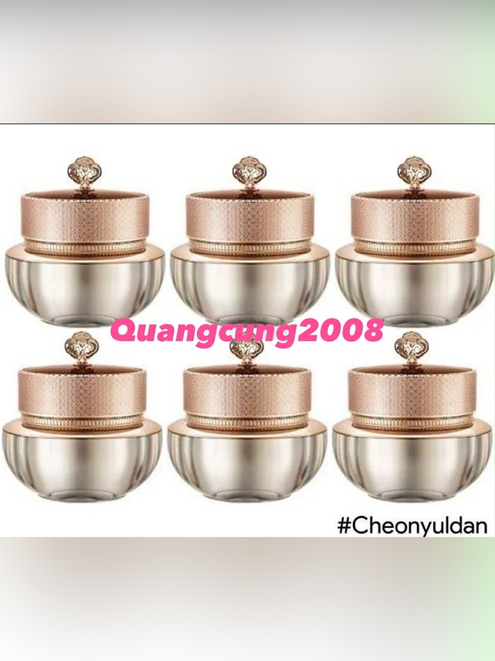 THE HISTORY OF WHOO Cheonyuldan Hwayul Ultimate Regenerating Cream 10ml x 6 pcs